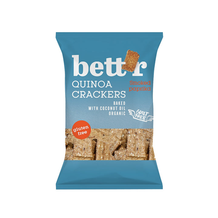 SO Quinoa crackers smoked paprika 100g - Live Well