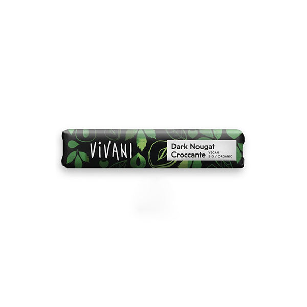 Vivani Dark Nougat Crisp 35g - Live Well