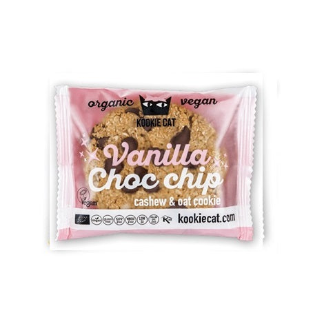 Kookie Cat Cookie Vanilla and Choco Drops 50g - Live Well