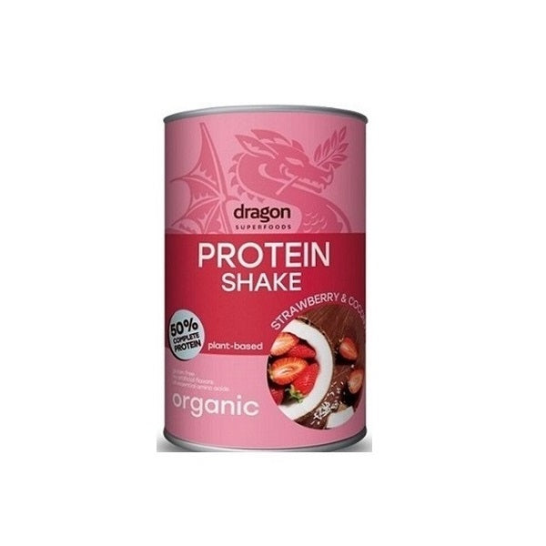 Dragon Sfoods Protein Shake Strawberry and Coconut 450g - Live Well