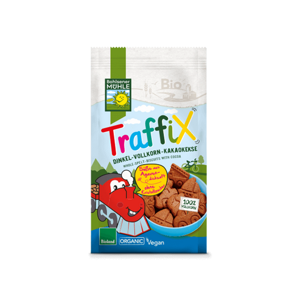 TraffiX Spelt Biscuits w Cocoa 125g