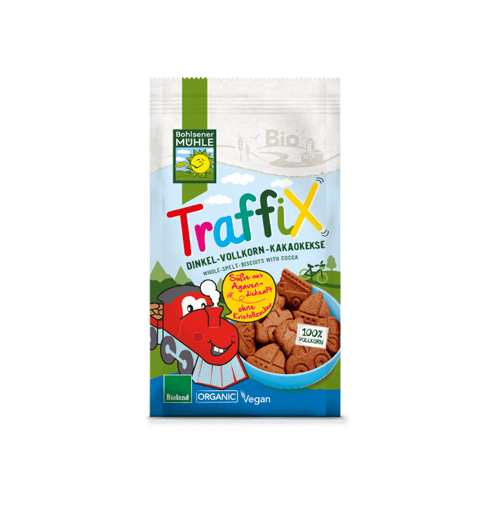 TraffiX Spelt Biscuits w Cocoa 125g - Live Well