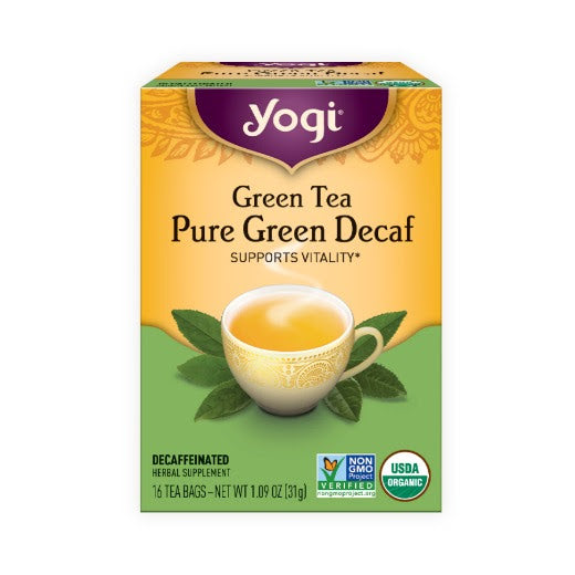 YT Green Tea - Pure Green Decaf 31g - Live Well