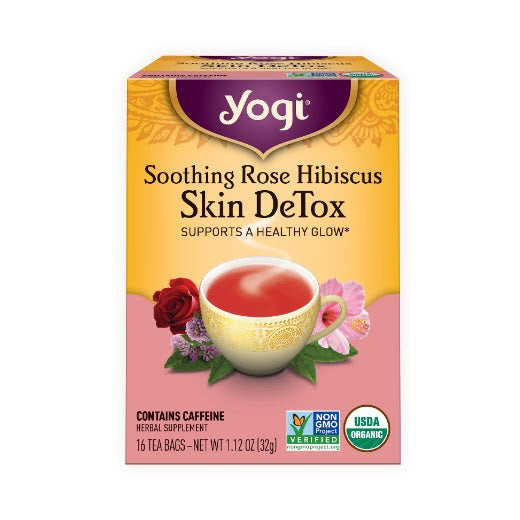 YT Herbal Tea - Soothing Rose Hibiscus Skin DeTox 32g - Live Well