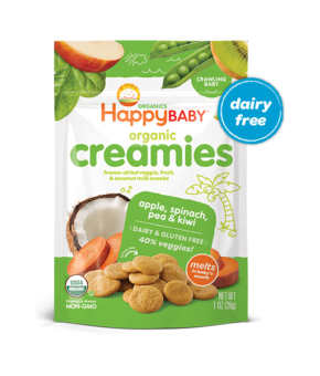 HB Creamies - Apple, Spinach, Pea & Kiwi 28g (Buy 1 Get 1 Free)