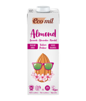 EcoMil Almond Milk - Protein Sugar Free 1L