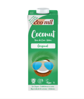 EcoMil Coconut Milk - Agave Sweetened 1L