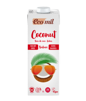 EcoMil Coconut Milk - Sugar Free 1L