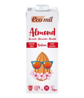 EcoMil Almond Milk - Sugar Free 1L