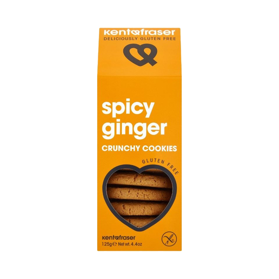 KF Spicy Ginger Crunchy Cookies 125g – Live Well
