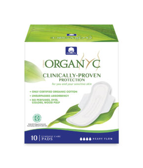 OG Sanitary Pads Heavy Flow (100% Cotton) 10CT